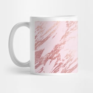 Pastel pink rose gold Mug